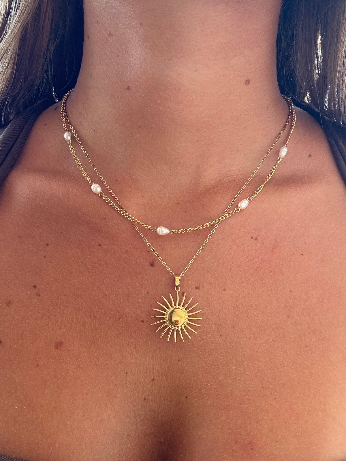 Collier SAFA en acier inoxydable DORÉ