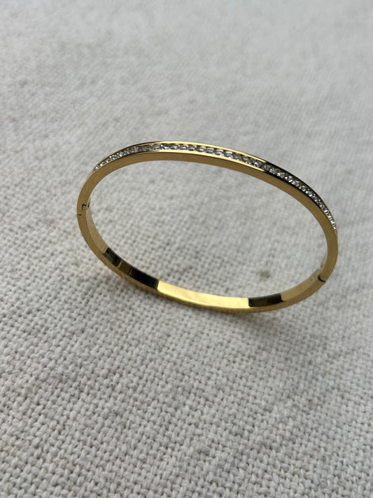 Bracelet jonc MIMI en acier inoxydable DORÉ