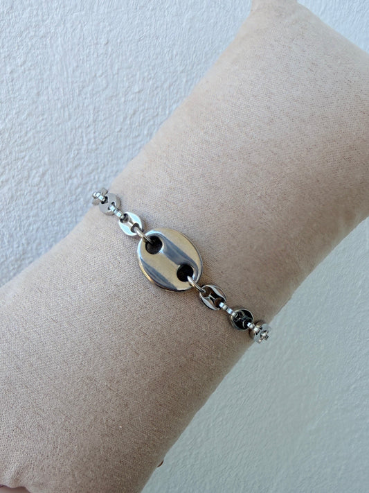 Bracelet ESMÉE en acier inoxydable ARGENTÉ