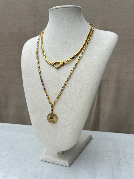 Collier AMORE en acier inoxydable