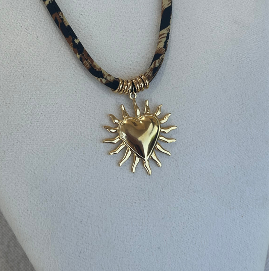 Collier CHANCE en acier inoxydable DORÉ