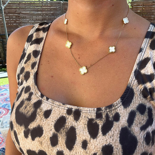 Collier VICTORIA en acier inoxydable DORÉ