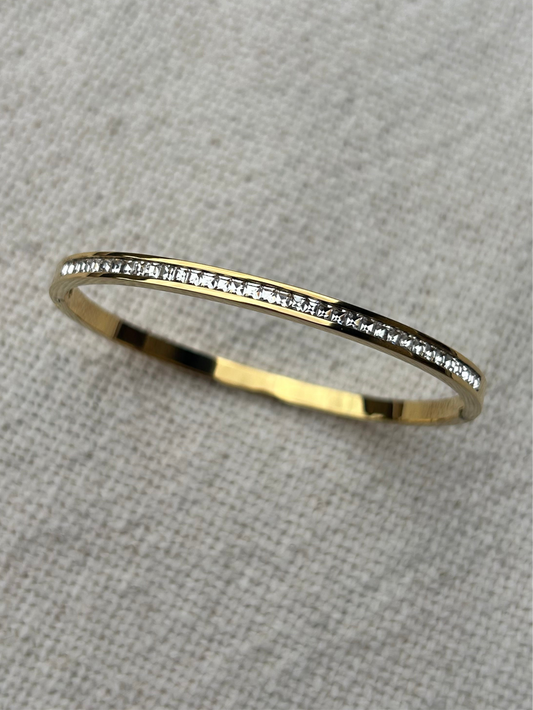 Bracelet jonc MIMI en acier inoxydable DORÉ